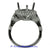 18K White Gold Ladies Diamond Ring Mounting