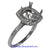 18K White Gold Ladies Diamond Ring Mounting