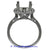 18K White Gold Ladies Diamond Ring Mounting