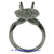 18K White Gold Ladies Diamond Ring Mounting