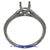 18K White Gold Ladies Diamond Ring Mounting