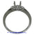 18K White Gold Ladies Diamond Ring Mounting