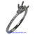 18K White Gold Ladies Diamond Ring Mounting