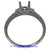 18K White Gold Ladies Diamond Ring Mounting