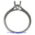 18K White Gold Ladies Diamond Ring Mounting