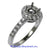 18K White Gold Ladies Diamond Ring Mounting