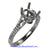 18K White Gold Ladies Diamond Ring Mounting