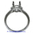18K White Gold Ladies Diamond Ring Mounting