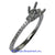 18K White Gold Ladies Diamond Ring Mounting