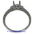 18K White Gold Ladies Diamond Ring Mounting