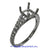 18K White Gold Ladies Diamond Ring Mounting