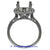 18K White Gold Ladies Diamond Ring Mounting