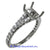 18K White Gold Ladies Diamond Ring Mounting