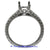18K White Gold Ladies Diamond Ring Mounting