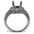18K White Gold Ladies Diamond Ring Mounting