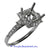 18K White Gold Ladies Diamond Ring Mounting