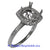 18K White Gold Ladies Diamond Ring Mounting
