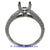 18K White Gold Ladies Diamond Ring Mounting