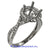 18K White Gold Ladies Diamond Ring Mounting