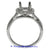 18K White Gold Ladies Diamond Ring Mounting