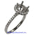 18K White Gold Ladies Diamond Ring Mounting