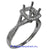 18K White Gold Ladies Diamond Ring Mounting