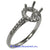 18K White Gold Ladies Diamond Ring Mounting