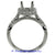 18K White Gold Ladies Diamond Ring Mounting