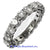 Ladies Eternity Diamond Band White Gold