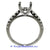18K White Gold Ladies Diamond Ring Mounting