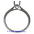 18K White Gold Ladies Diamond Ring Mounting