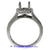 18K White Gold Ladies Diamond Ring Mounting