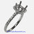18K White Gold Ladies Diamond Ring Mounting