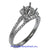 18K White Gold Ladies Diamond Ring Mounting