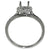 18K White Gold Ladies Diamond Ring Mounting