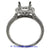18K White Gold Ladies Diamond Ring Mounting