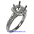18K White Gold Ladies Diamond Ring Mounting
