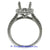 18K White Gold Ladies Diamond Ring Mounting
