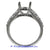 18K White Gold Ladies Diamond Ring Mounting
