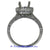 18K White Gold Ladies Diamond Ring Mounting