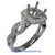 18K White Gold Ladies Diamond Ring Mounting