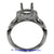 18K White Gold Ladies Diamond Ring Mounting