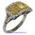 Ladies Platinum and 18k White Gold Diamond Ring