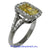 Ladies Platinum and 18k White Gold Diamond Ring