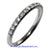 Ladies 18K White Gold Diamond Band