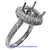18K White Gold Ladies Diamond Ring Mounting