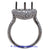 18K White Gold Ladies Diamond Ring Mounting