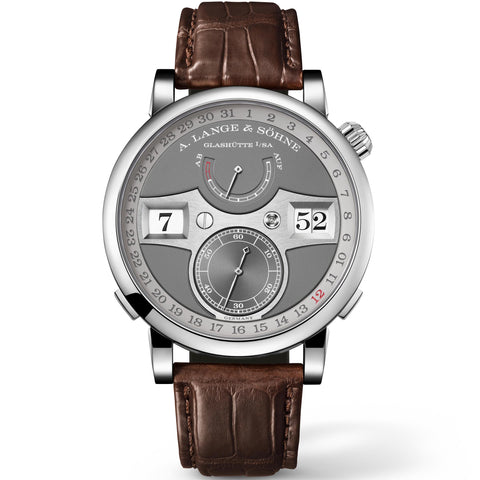 A. Lange & Sohne Zeitwerk 18k White Gold Jump Hour 148.038