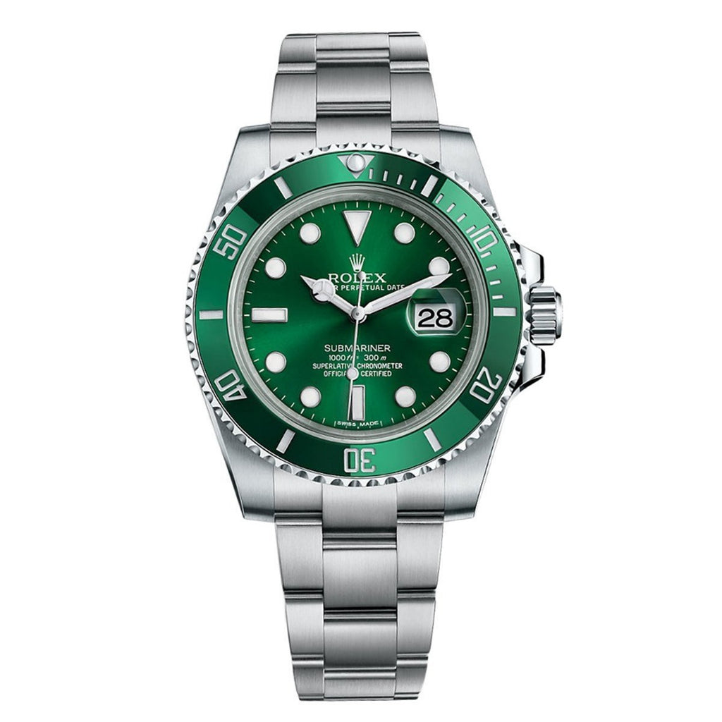 Rolex Submariner Hulk Green 40mm Stainless Steel Watch 116610LV Box