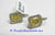 18k White Gold Earrings with Fancy Yellow Diamonds